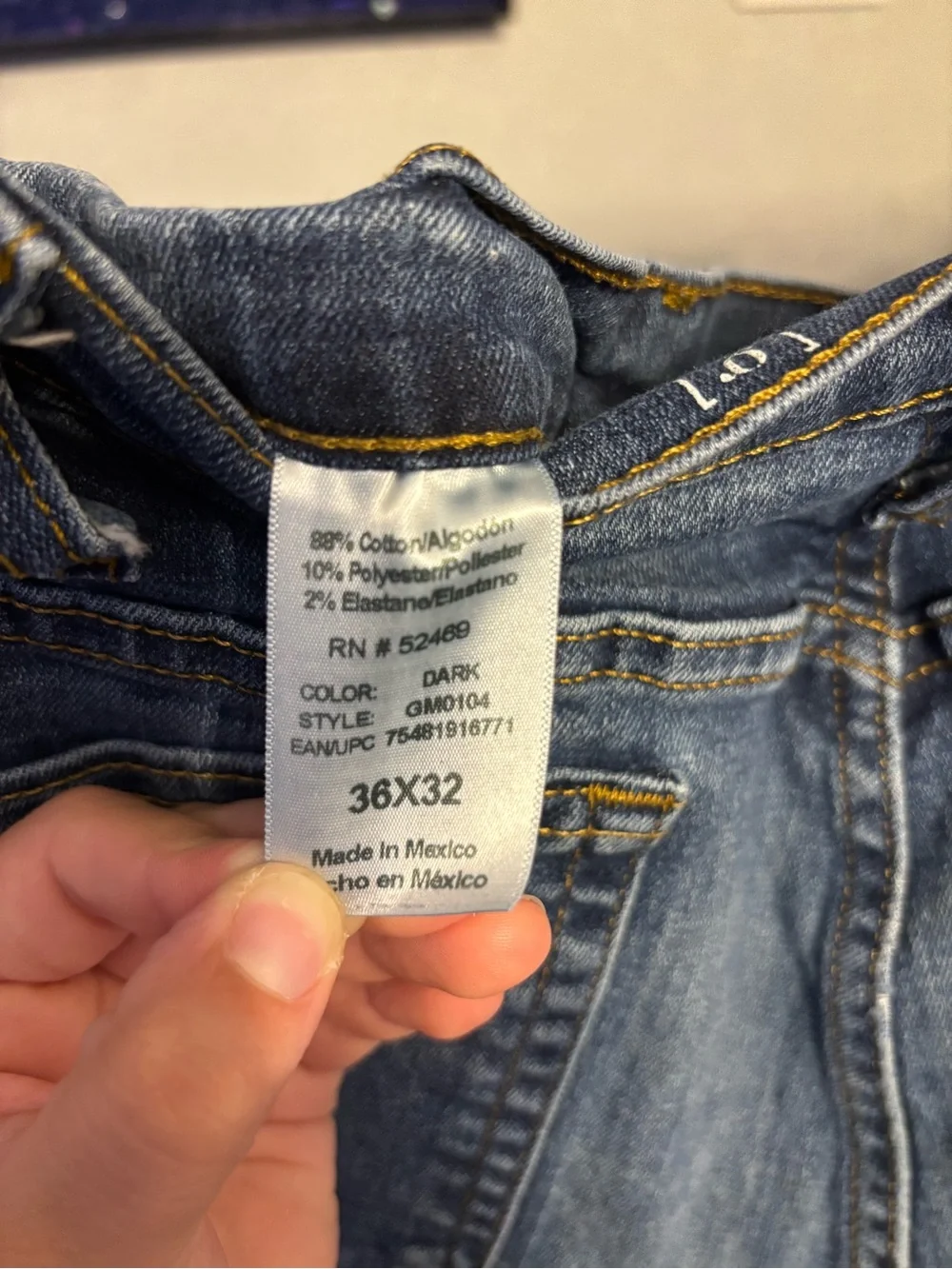 Men’s Blue Boot-cut Jeans